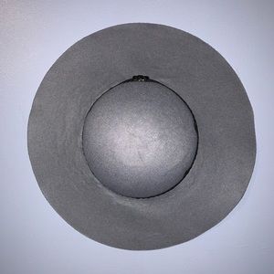 Brand New Grey Felt Hat with Black Braided Band